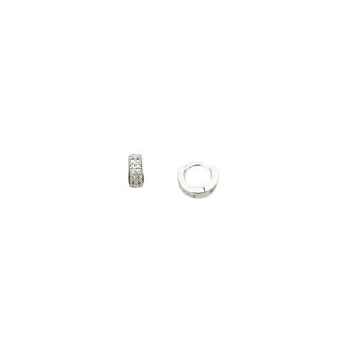 BRINCO CLICK 2 FILEIRAS CARTILAGEM PRATA 925