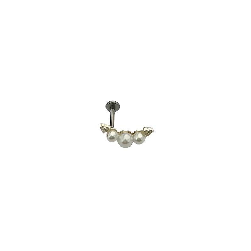 BRINCO PIERCING FURO /TRAGUS PRATA 925
