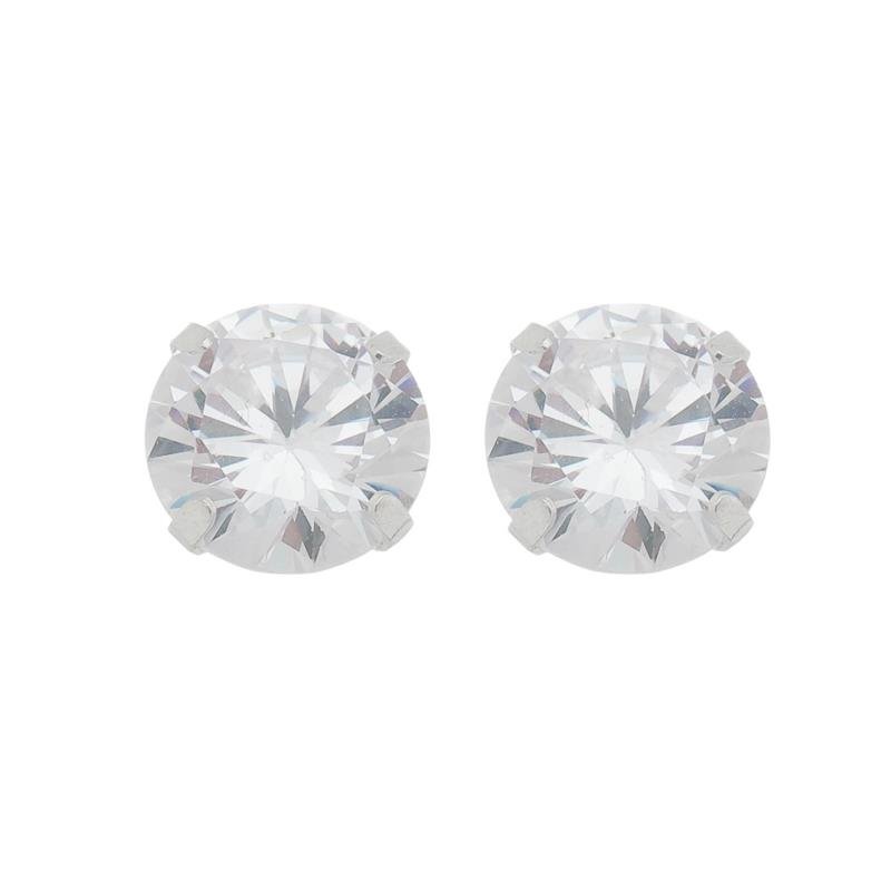 BRINCO PONTO DE LUZ 10MM PRATA 925