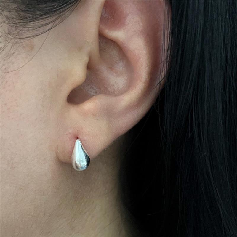 BRINCO GOTA TARRACHA PEQ PRATA 925