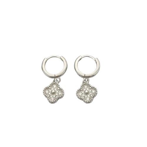 BRINCO INSPIRAÇÃO VANCLEEF ARGOLA CLICK PRATA 925