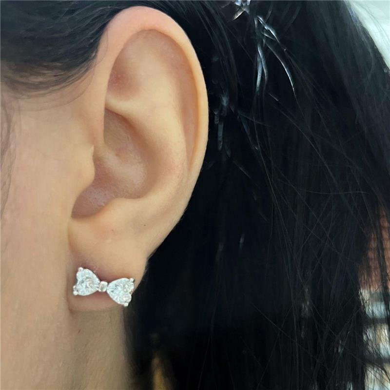 BRINCO DISNEY LAÇO CRISTAL PRATA 925