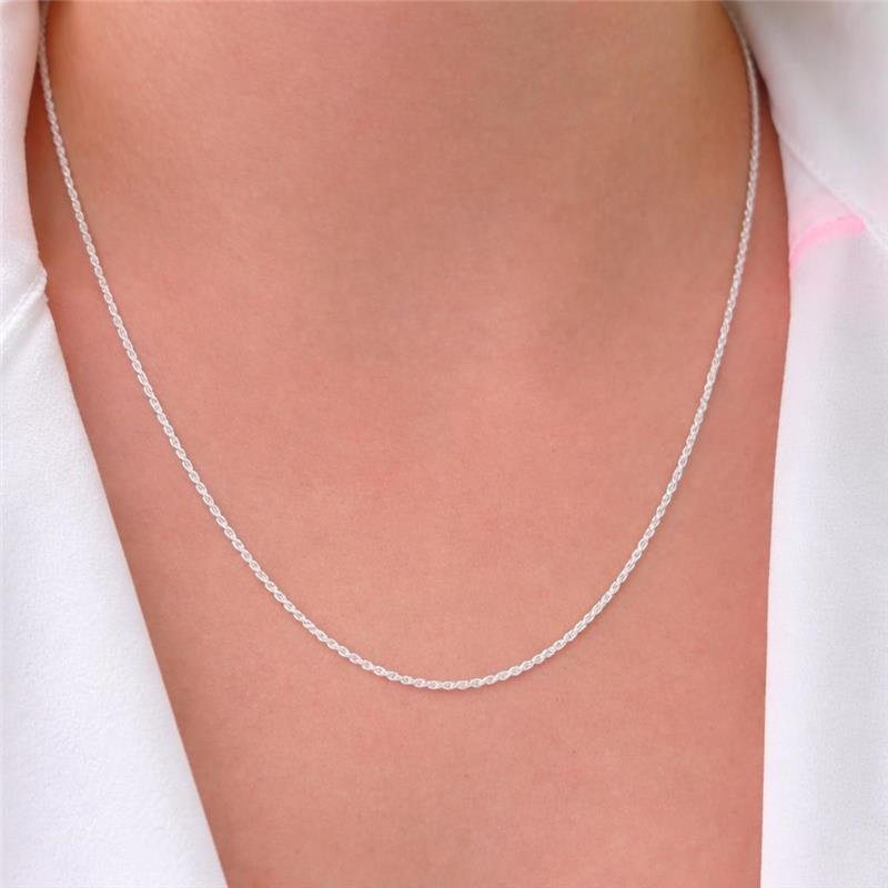 CORRENTE CORDÃO BAIANO 2MM 50CM PRATA 925