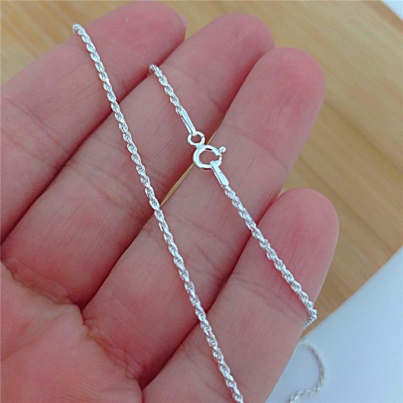 CORRENTE CORDÃO BAIANO 2MM 50CM PRATA 925