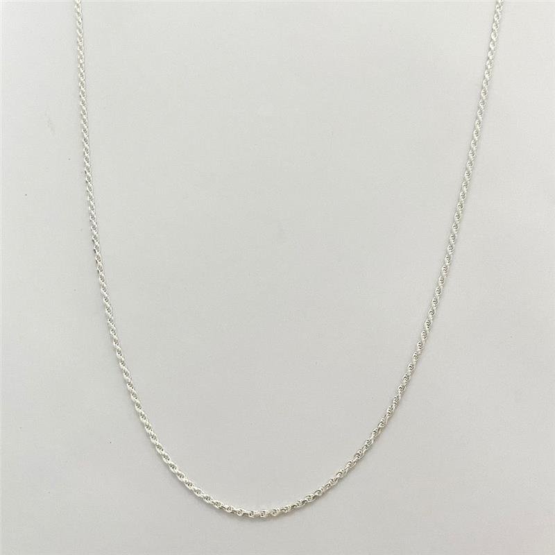 CORRENTE CORDÃO BAIANO MÉDIA 60 CM PRATA925