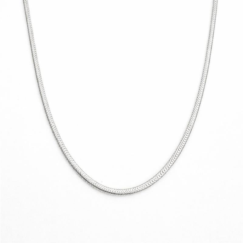 CORRENTE LACRAIA 45 CM 4MM PRATA ITALIANA 925