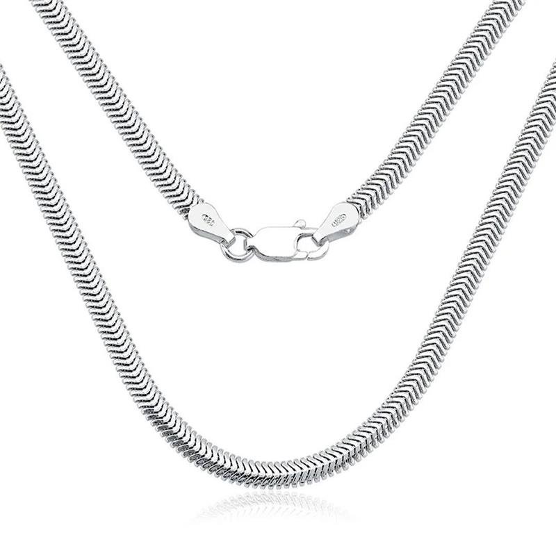 CORRENTE LACRAIA 5 MM 50CM PRATA ITALIANA 925