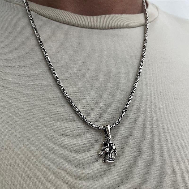 PINGENTE CAVALO BALI PRATA 925
