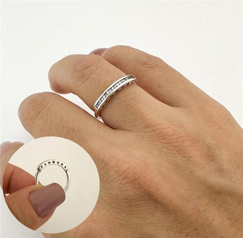 ANEL PANDORA CRAVEJADO PRATA 925