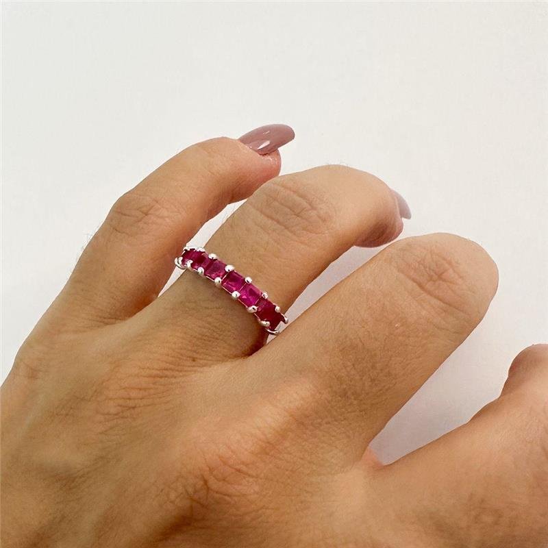 ANEL RIVIERA ZIRCÔNIAS RUBI PRATA 925