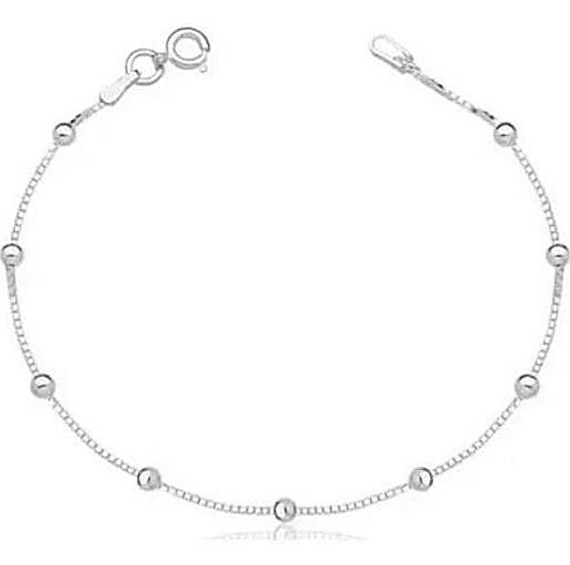 PULSEIRA BOLINHAS 3 MM PRATA 925