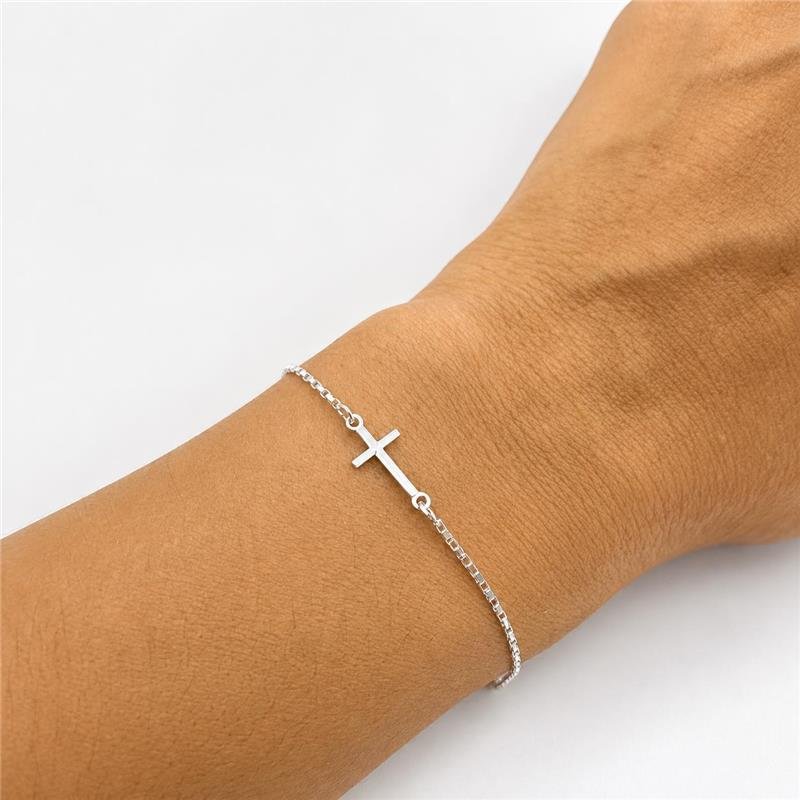 PULSEIRA CRUZ PRATA 925