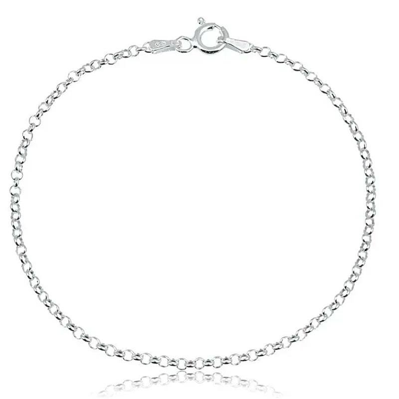 PPULSEIRA ELO PORTUGUÊS FININHA PRATA 925