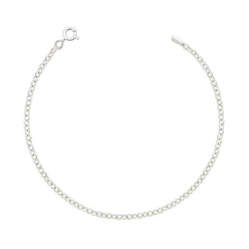 PULSEIRA ELO PORTUGUÊS MÉDIA PRATA 925