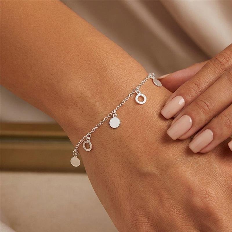 PULSEIRA CIRCULOS PRATA 925
