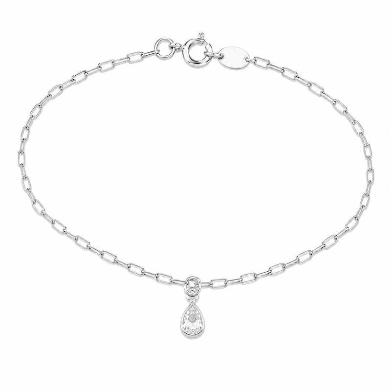 PULSEIRA PONTO DE LUZ GOTA PRATA 925