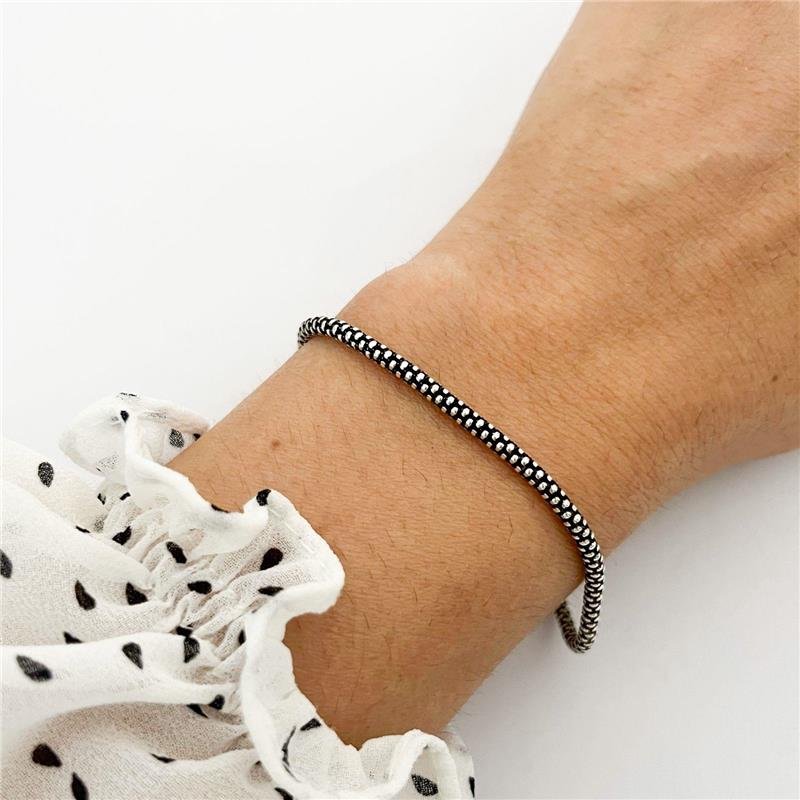 PULSEIRA PIPOCA BALI 2,5MM PRATA 925