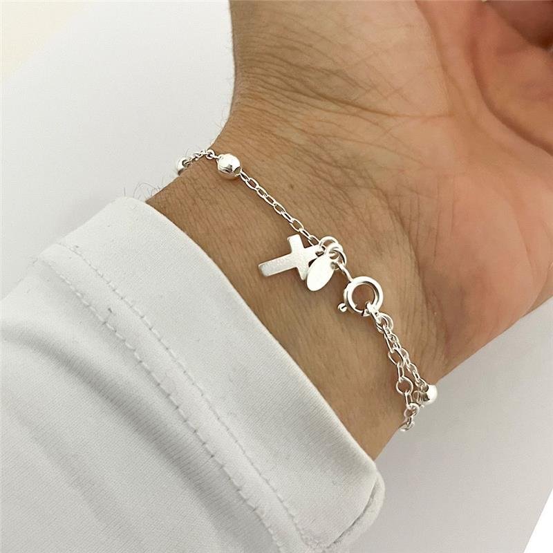 PULSEIRA TERÇO 4MM PRATA 925