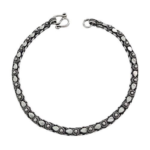 PULSEIRA PIKUM 1 FILEIRA GOTAS PRATA 925