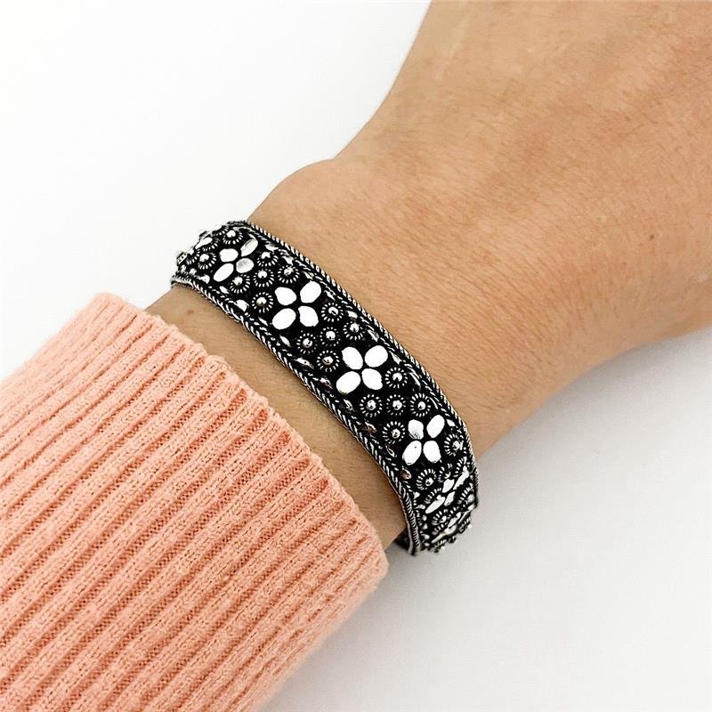 PULSEIRA PIKUM 3 FILEIRAS GOTA PRATA 925