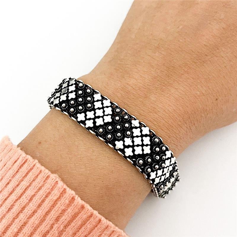 PULSEIRA PIKUM 5 FILEIRAS PRATA 925