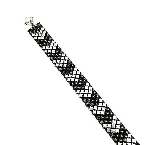 PULSEIRA PIKUM 5 FILEIRAS PRATA 925
