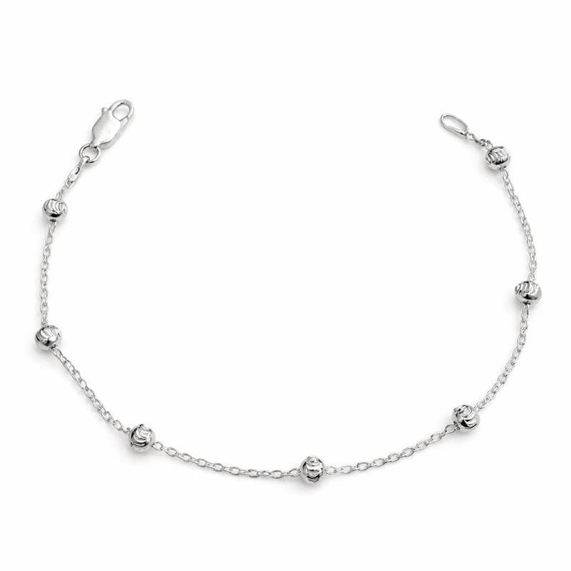 PULSEIRA CARTIER BOLAS 4MM PRATA 925