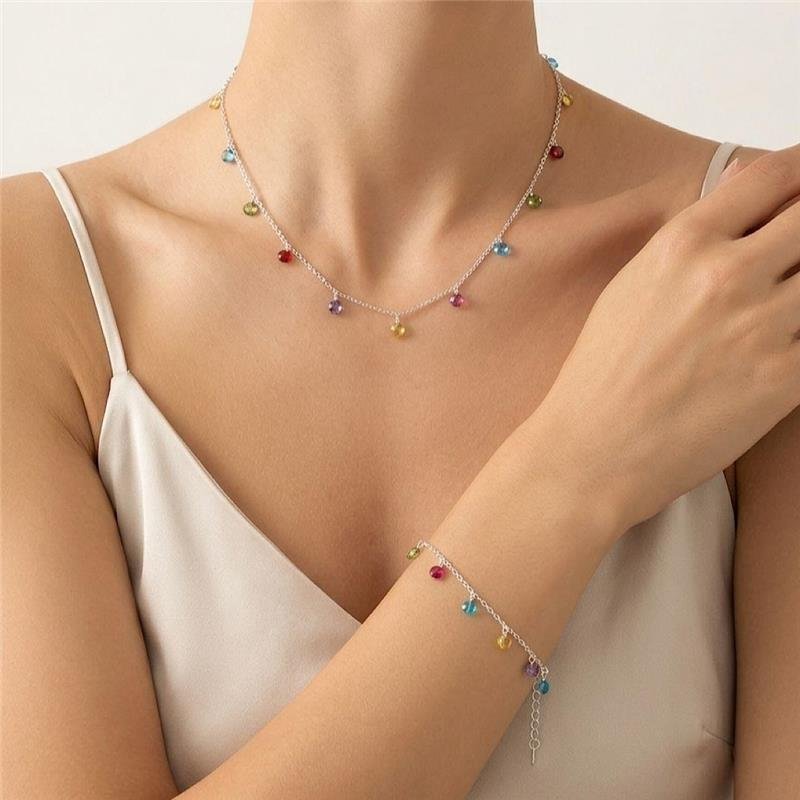 PULSEIRAS ZIRCÔNIAS COLORIDAS PRATA 925