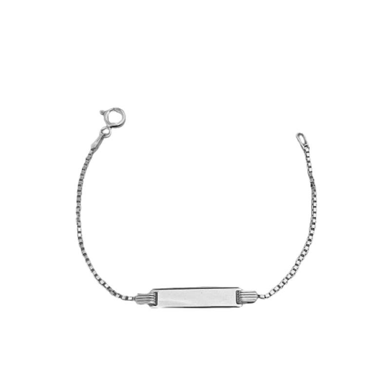 PULSEIRA BABY GRAVAR NOME PRATA 925