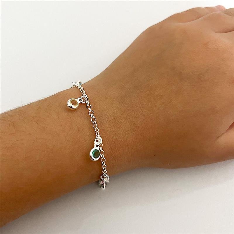 PULSEIRA INFANTIL COLOR PRATA 925