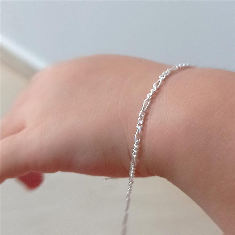 PULSEIRA 3X1 INFANTIL 15CM PRATA 925