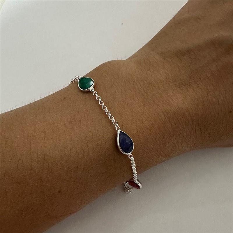 PULSEIRA GOTA COLOR PRATA 925