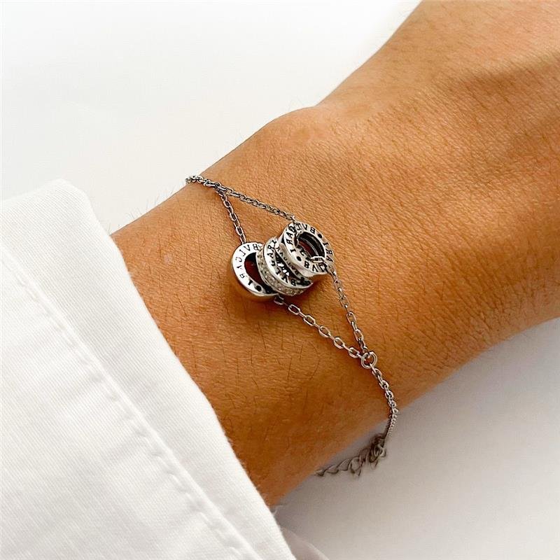 PULSEIRA INSPIRAÇÃO BULGARI PRATA 925