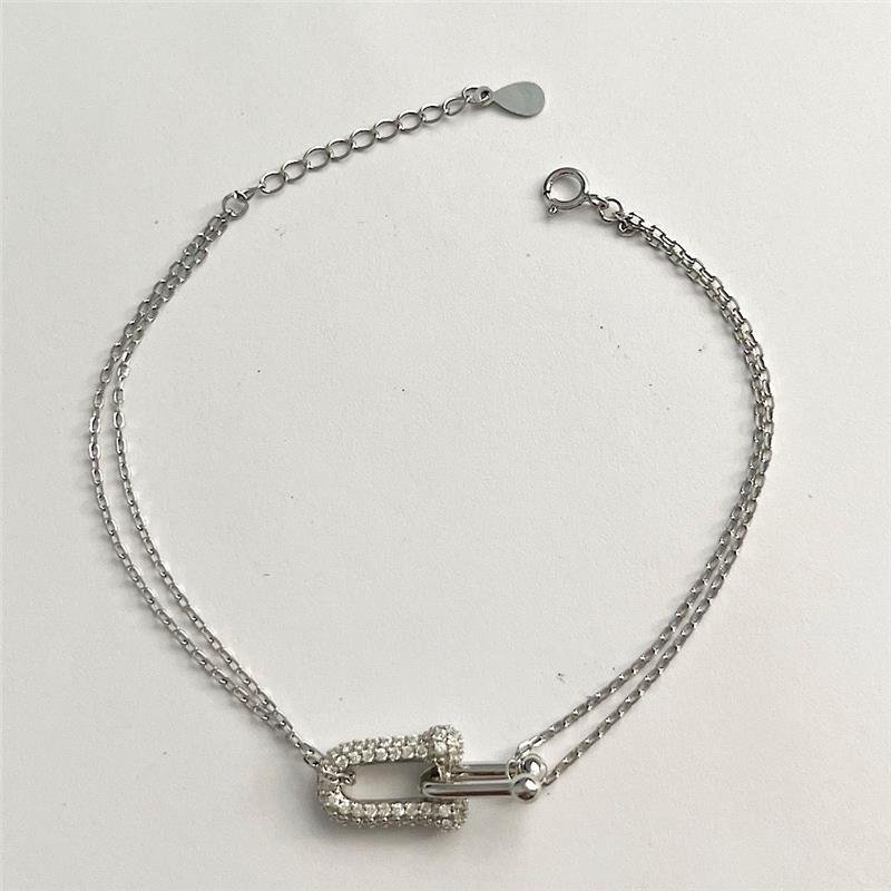 PULSEIRA INSPIRAÇÃO VIVARA CRAVEJADA PRATA 925 