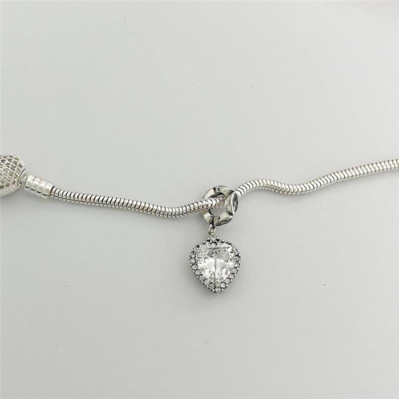 BERLOQUE CORAÇÃO CRISTAL PEND PRATA 925