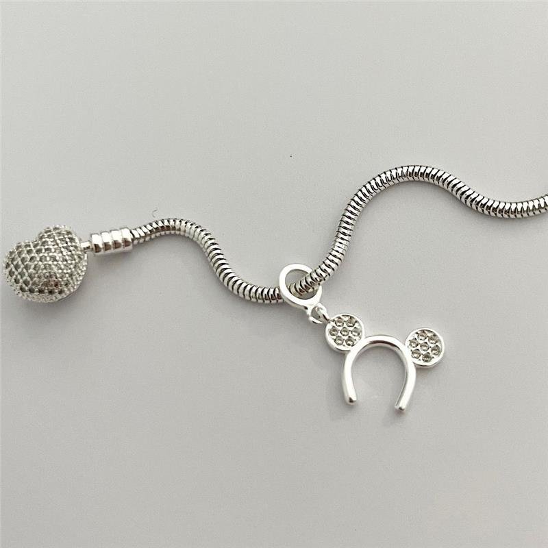 BERLOQUE TIARA MINNIE CRAVEJADA PRATA 925