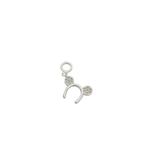 BERLOQUE TIARA MINNIE CRAVEJADA PRATA 925