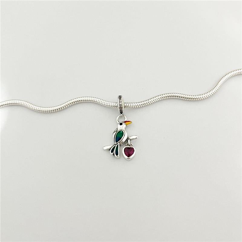 BERLOQUE PÁSSARO PRATA 925