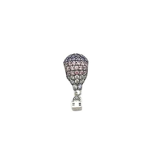 BERLOQUE BALÃO CRAVEJADO PRATA 925