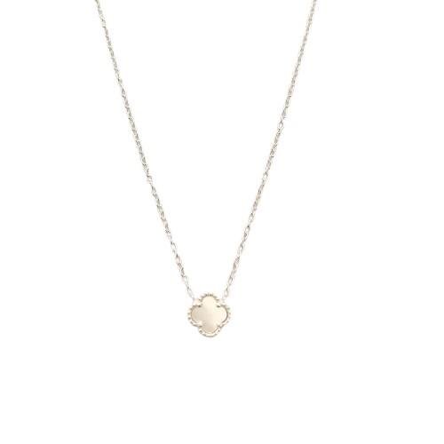 COLAR INSPIRAÇÃO VANCLEEF MADRE PRATA 925