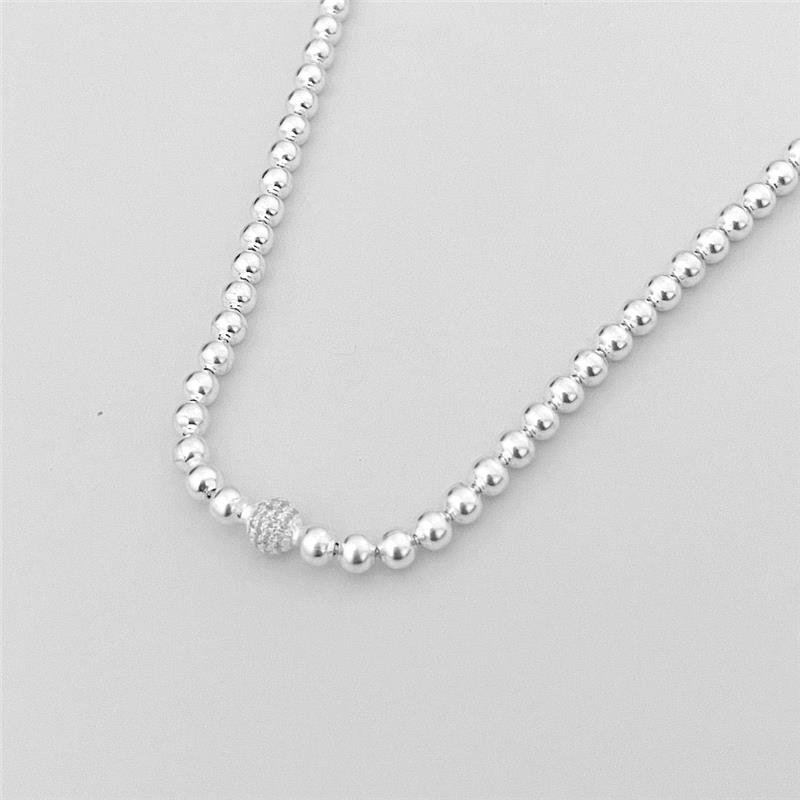 COLAR INSPIRAÇÃO PANDORA BOLINHAS PRATA 925