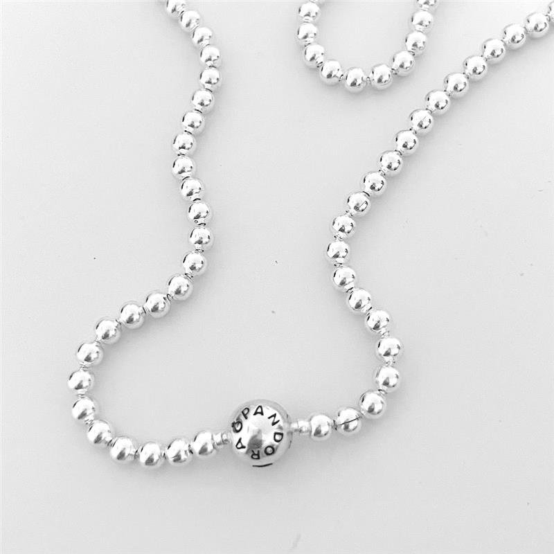 COLAR INSPIRAÇÃO PANDORA BOLINHAS PRATA 925