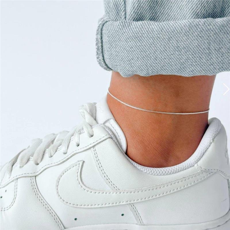 TORNOZELEIRA VENEZIANA V12 PRATA 925