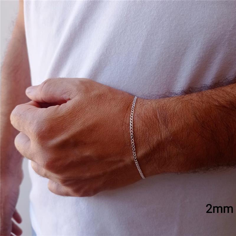 PULSEIRA GRUMET 2MM PRATA 925