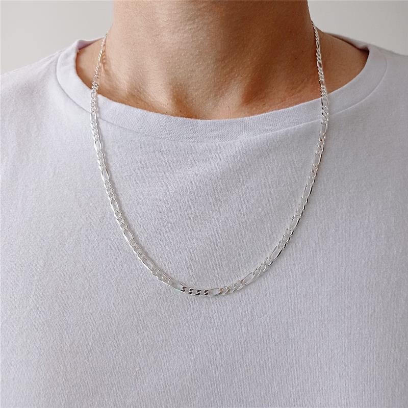 CORRENTE 3X1 4MM PRATA ITALIANA 925