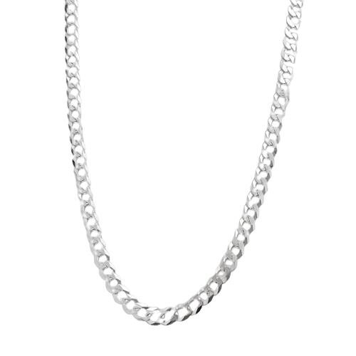 CORRENTE GRUMET 7MM 60CM PRATA 925