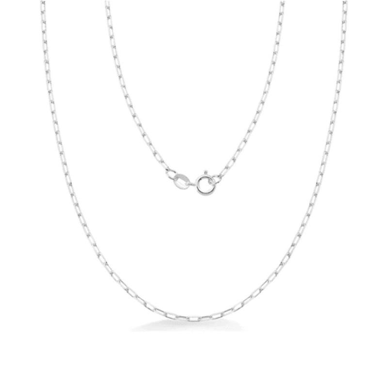 CORRENTE CARTIER FINA 60CM PRATA 925