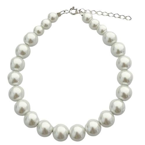 PULSEIRA PÉROLA MURANO 8MM PRATA 925