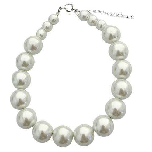 PULSEIRA PÉROLA MURANO 10MM PRATA 925