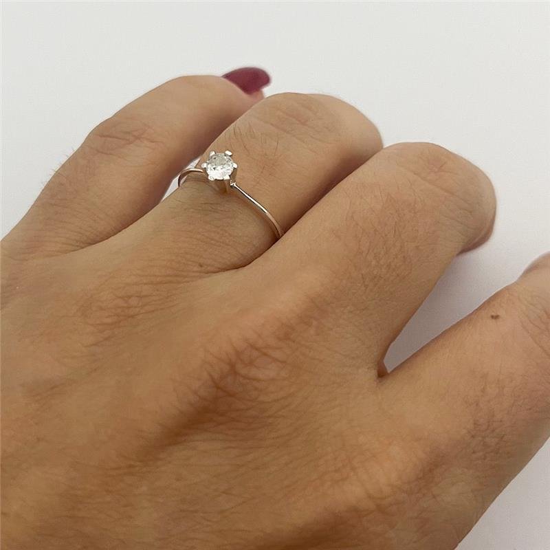ANEL SOLITÁRIO 4MM PRATA 925
